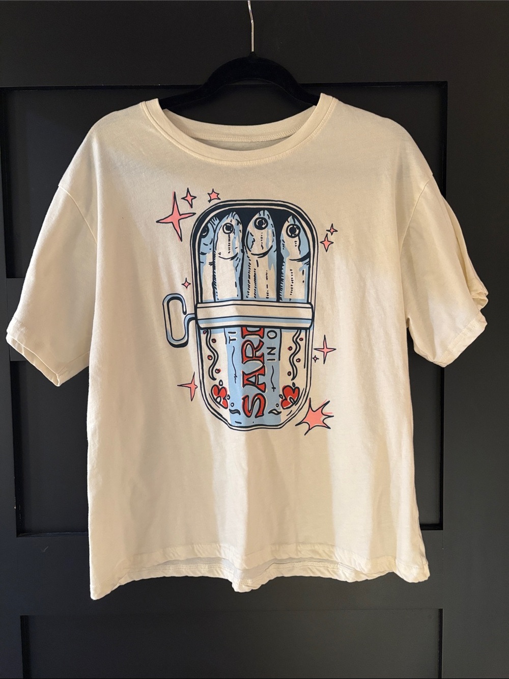 Ripple Junction Sardines Graphic T-Shirt Size Medium